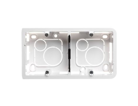 MOSAIC Puszka natynkowa pojedyncza pionowa /5modułów/ biały 080282