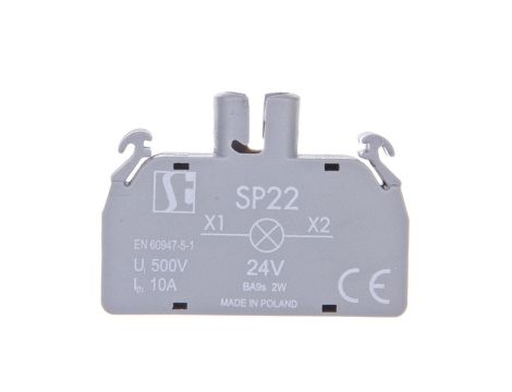 Oprawka lampki żarówka BA9s 24V AC/DC bez lampki SP22-1435R03