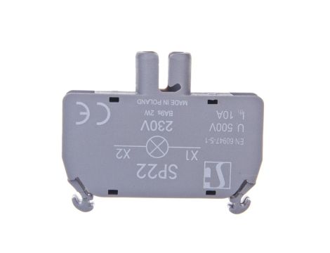 Oprawka lampki żarówka BA9s 230V AC bez lampki SP22-1435R02