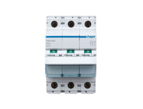 Rozłącznik modułowy izolacyjny 3P 80A SBN380