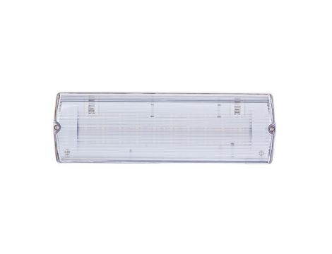 Oprawa awaryjna LED 1W 3h IP65 Ikl. jednostronna dwuzadaniowa ECONOMIC LED PT +PU33 ECL/1W/C/3/SA/PT/CL