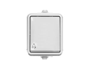 HYDRO Przycisk hermetyczny /dzwonek/ IP44 biały 120404