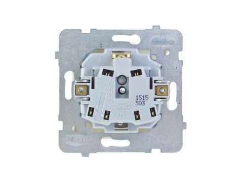 KARO Gniazdo pojedyncze z/u ecru perłowy GP-1SZ/m/42