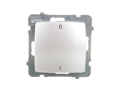 KARO Łącznik podwójny srebrny perłowy ŁP-11S/m/43