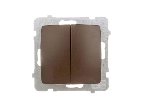 KARO Łącznik świecznikowy czekoladowy metalik ŁP-2S/m/40