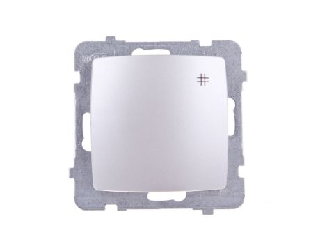 KARO Łącznik krzyżowy srebrny perłowy ŁP-4S/m/43