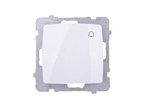 KARO Przycisk /dzwonek/ biały ŁP-6S/m/00