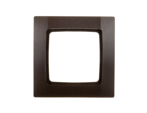 KARO Ramka pojedyncza czekoladowy metalik R-1S/40