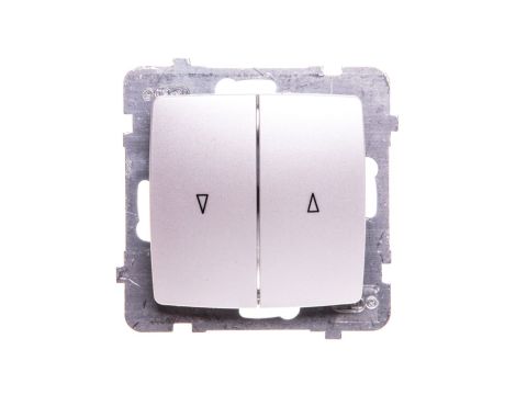 KARO Łącznik żaluzjowy srebrny perłowy ŁP-7S/m/43