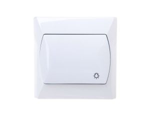 AKCENT Przycisk /światło/ biały ŁP-5A/00