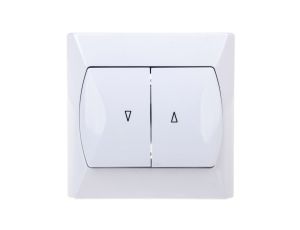 AKCENT Łącznik żaluzjowy biały ŁP-7A/00