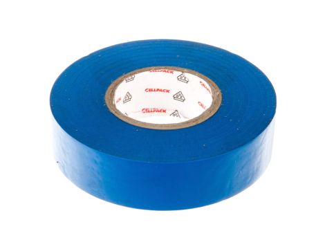 Taśma izolacyjna PVC, 128 0.15-19-25 niebieska, 145798