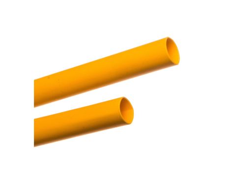 Rura termokurczliwa cienkościenna, odcinki 1m, CR 6,4/3,2 żółta, 427545 /50szt./