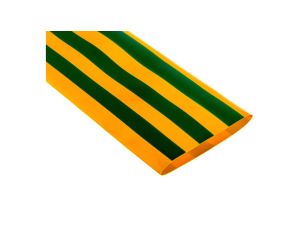 Rura termokurczliwa cienkościenna, odcinki 1m, CR 50,8/25,4 żółto-zielona, 427603
