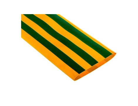 Rura termokurczliwa cienkościenna, odcinki 1m, CR 50,8/25,4 żółto-zielona, 427603