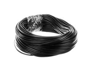 Przewód płaski H03VVH2-F (OMYp) 2x0,5 czarny /100m/