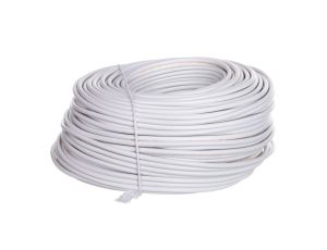 Przewód mieszkaniowy H03VV-F (OMY) 3x0,5 żo biały /100m/