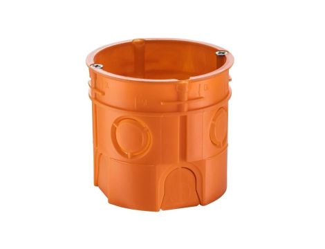 Puszka podtynkowa 60mm głęboka z wkrętami pomarańczowa Z60DFw 33035008 /50szt./