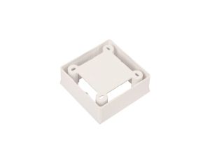 Simon Classic Puszka natynkowa pojedyncza płytka biała MPN1/11