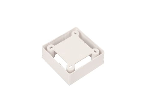 Simon Classic Puszka natynkowa pojedyncza płytka biała MPN1/11