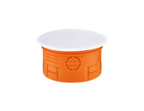 Puszka podtynkowa 80mm z pokrywą pomarańczowa Z80KF 33073008 /30szt./