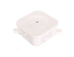 Puszka hermetyczna n/t 86x86x35 z zaciskiem 4x2,5mm2 IP42 biała 0213-00