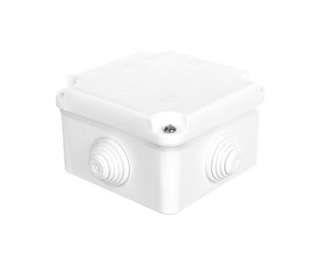 Puszka hermetyczna n/t PK-0 88x88x60mm z zaciskiem 5x2,5mm2 IP55 biała 0223-00