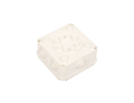 Puszka hermetyczna n/t PK-2 118x118x60mm z zaciskiem 5x4mm2 IP55 biała 0221-00