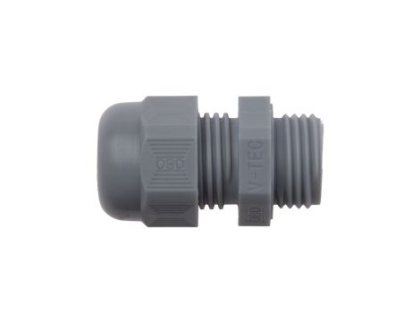 Dławnica kablowa poliamidowa PG9 IP68 V-TEC PG9 LGR jasnoszara 2024713 /50szt./