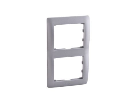 SISTENA LIFE Ramka podwójna pionowa metalic 771306