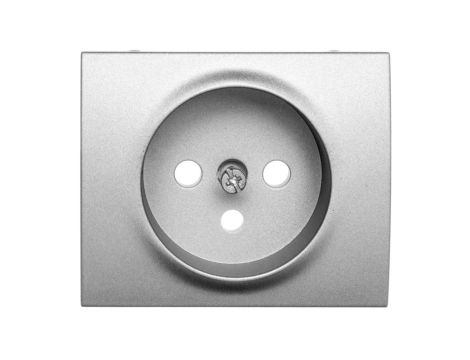 SISTENA LIFE Plakietka gniazda pojedynczego metalic 771327