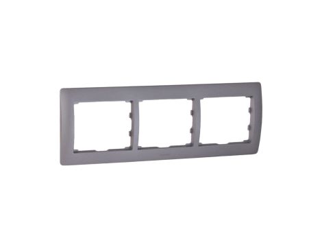 SISTENA LIFE Ramka potrójna pozioma metalic 771303