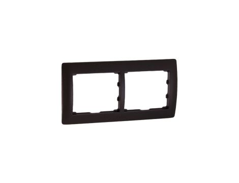 SISTENA LIFE Ramka podwójna pozioma choco 771202