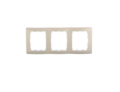 SISTENA LIFE Ramka potrójna pionowa arctic 771007