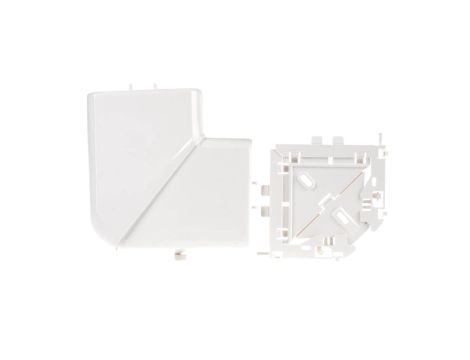 Naroże kanału płaskie regulowane DLP 35x105 białe 010784