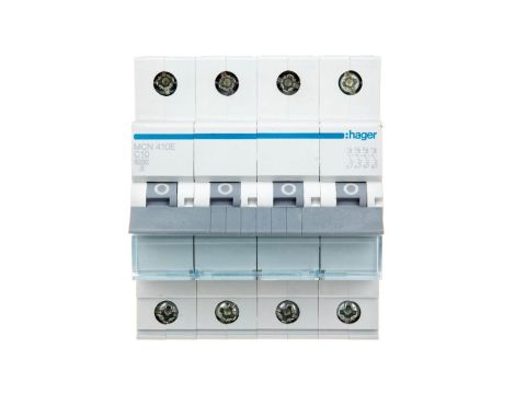 Wyłącznik nadprądowy 4P C 10A 6kA AC MCN410E