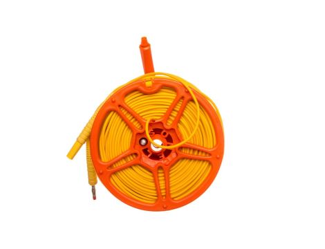 Przewód pomiarowy 50m ekranowany na szpuli /wtyki bananowe/ WAPRZ050YEBBSZE