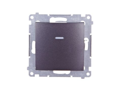 Simon 54 Przycisk pojedynczy z podświetleniem antracyt DP1AL.01/48