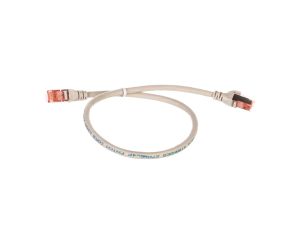 Kabel krosowy (Patch Cord) S/FTP kat.6 szary 0,5m DK-1644-005