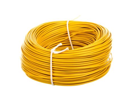 Przewód instalacyjny H07V-K (LgY) 1,5 żółty /100m/