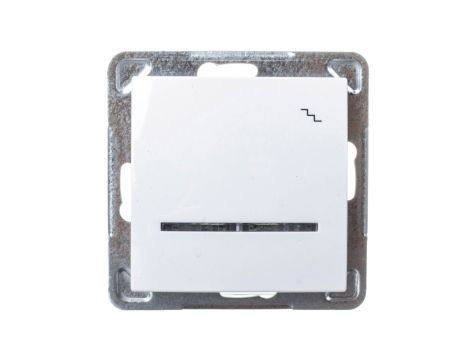 IMPRESJA Łącznik schodowy z podświetleniem biały ŁP-3YS/m/00