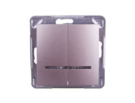 IMPRESJA Łącznik świecznikowy z podświetleniem tytan ŁP-2YS/m/23