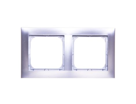 IMPRESJA Ramka podwójna srebrna R-2Y/18
