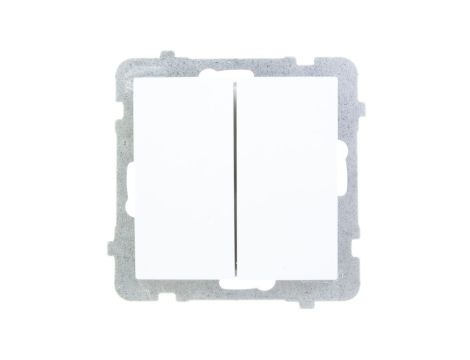 AS Łącznik schodowy podwójny biały ŁP-10G/m/00