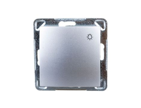 IMPRESJA Przycisk /światło/ srebrny ŁP-5Y/m/18