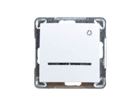 IMPRESJA Przycisk /światło/ z podświetleniem biały ŁP-5YS/m/00