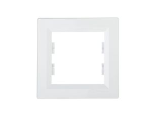 ASFORA Ramka pojedyncza biała EPH5800121