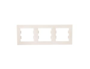 ASFORA Ramka potrójna pozioma kremowa EPH5800323
