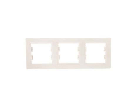 ASFORA Ramka potrójna pozioma kremowa EPH5800323