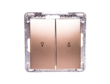 IMPRESJA Łącznik żaluzjowy złoty metalik ŁP-7Y/m/28